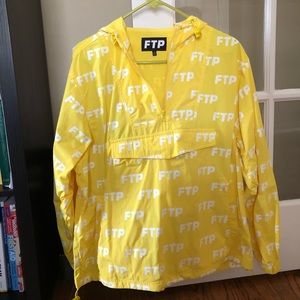 FTP All Over Print Yellow Windbreaker
